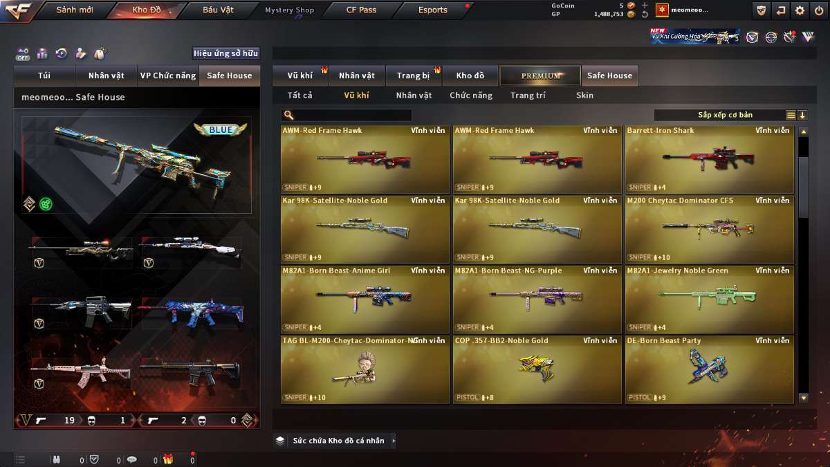 shop acc cf uy tin gia re